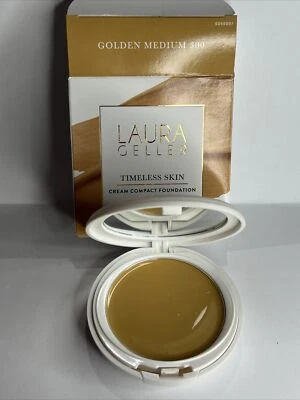 Laura Geller Timeless Skin Cream Compact Foundation Golden Medium 300  12g - Image 1 of 4
