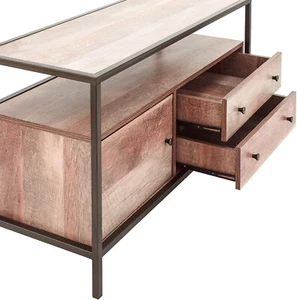 Industrial Style TV Unit loft apartment style decor media entertainment unit - Picture 1 of 8