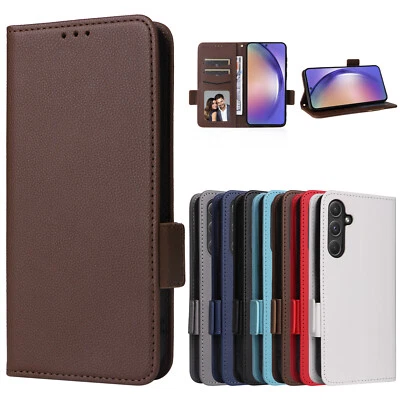 For Samsung Galaxy A73 A54 A42 A55 Leather Flip Holder Wallet Slot Phone Case - Image 1 of 4