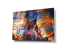 GLASS WALL ART POSTER CANVAS Digital Print Stunning HD BUDDHA MULTICOLOUR