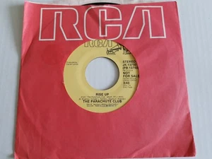THE PARACHUTE CLUB - Rise Up 1983 SYNTH-POP DISCO 7" Promo Daniel Lanois  - Imagen 1 de 2