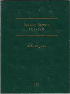 Littleton New Coin Folder For US Buffalo Nickels Collection 1913 - 1938 LCF24 - Picture 1 of 4