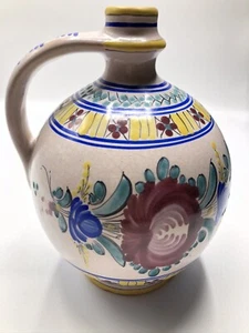 Vintage handbemalte Tschechische Fayence Volkskunst Kanne - Bild 1 von 13