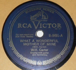 RCA Victor B-8491 What A Wonderful Mother Of Mine / You Are My Sunshine 78 RPM - Picture 1 of 2