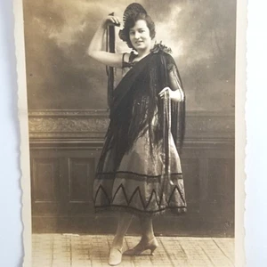 RPPC Performer In Costume Chilbi Festival Lenzburg Switzerland Photo Postcard - Picture 1 of 8