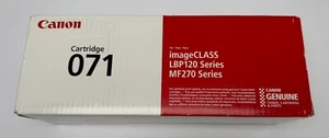 Genuine Canon 071 Black Toner Cartridge imageClass LBP120 - Sealed Cartridge - Picture 1 of 2