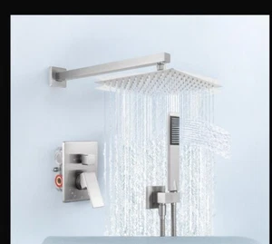 KES Shower Faucet Set, Shower System, 10 Inches Rain Shower Head, New, Sealed - Picture 1 of 13