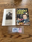 Johnny Cash Signed Ticket Stub 1996 Au-Rene Theatre Concert, Newspaper, Comic