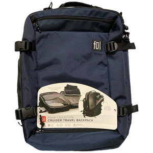 Ful Ridge Collection 18" Cruiser Travel Laptop Backpack, Navy - Picture 1 of 3