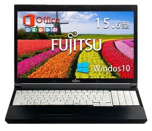 Fujitsu LIFEBOOK A577 15.6" Laptop Celeron 8GB 128GB SSD Win10 Pro Office 2019 - Picture 1 of 5