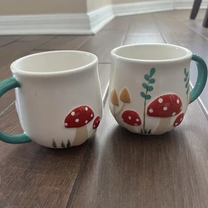 Pilz handbemalte Tassen von Lang Design Cottagecore 2er Set - Bild 1 von 7