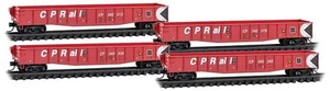 Micro-Trains 98300239 Canadian Pacific RR 50' Gondola 4 Car Runner Pack N Scale - Picture 1 of 3