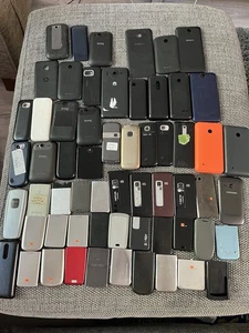 Job Lot 60x Mixed Mobile Phone Battery Back Covers Cases Nokia HTC Etc Bundle - Picture 1 of 8