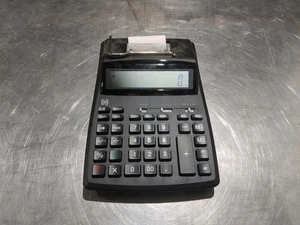 Good Condition TRU RED TR58674 12-Digit Desktop Printing Calculator Black Works - Bild 1 von 5