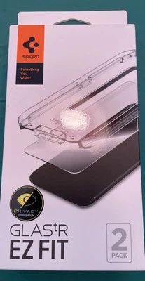 iPhone 12 Pro/12 Spigen EZFIT Sensor Protection Screen Protector - Image 1 of 3