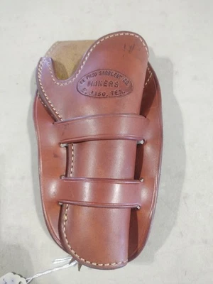 EL PASO SADDLERY NOS LEATHER GUN HOLSTER-NEVER USED-VAQUERO 4 3/4"-RH-FAST SHIP - Image 1 of 4