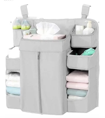 Diaper Organizer for Changing Table and Crib - Nursery Diaper Stacker Hanging... - Image 1 of 4