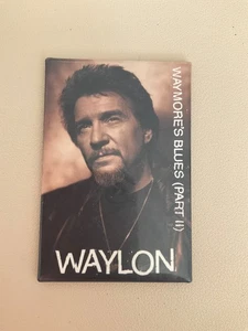 Waylon Jennings Waymore’s Blues (Parte III) Imán de refrigerador vintage 3 x 2” - Imagen 1 de 2