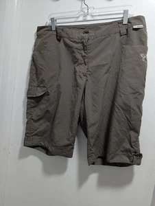 Pantaloncini cargo Jack Wolfskin donna outdoor escursionismo protezione UV XL (16) EU 46 grigi - Foto 1 di 12