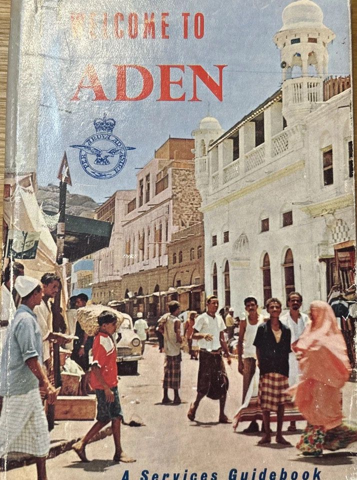 Vintage collectible book Welcome To Aden A Services Guidebook 1961 Hardcover  - Image 1 of 4