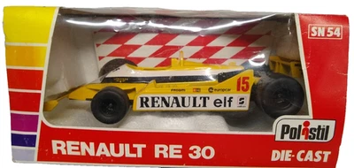 Polistil F1 1981 Renault elf RE30 #15 Alain Prost Die Cast 1:22 Model SN 54 1982 - Image 1 of 4
