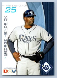 George Hendrick 2009 DAV Disabled American Veterans SGA Tampa Bay Rays - Picture 1 of 2