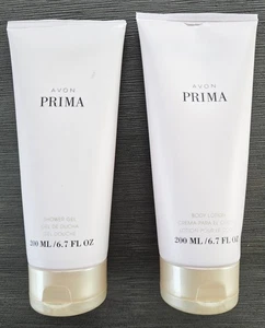 Avon Prima Body Lotion & Shower Gel 6.7 oz - Sealed Discontinued - Brand New - Picture 1 of 2