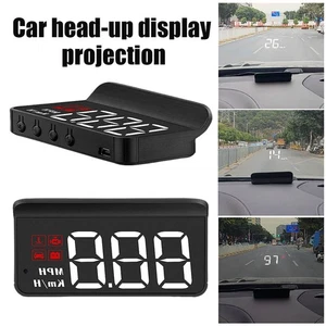 Display Car Projector Head Up HUD Overspeed Warning System OBD2/GPS Windshield - Picture 1 of 12