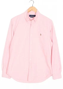 RALPH LAUREN Camicia Oxford Uomo Taglia M Slim Fit Manica Lunga VR3463 - Foto 1 di 6