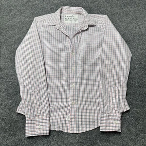 Frank Eileen Barry Plaid Button Long Sleeve Shirt Cotton USA Womens XS X Small - Picture 1 of 8