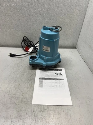 Bomba de sumidero sumergible Little Giant 1/3 HP, 6EC-CIM no automática Foto 1 de 4