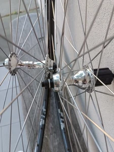 Ruote Set CAMPAGNOLO RECORD MOZZI HUBS HB-00RE FH-00RE 32h 8sp PERFECT! - Foto 1 di 10
