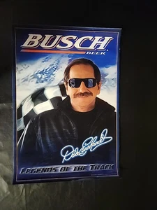 2000 BUSH BEER DALE EARNHARDT LEGENDS OF THE TRACK POSTER NASCAR 19x27 - Picture 1 of 1