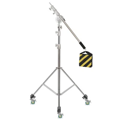 Aluminium Lichtstativ 2,9 m mit Gewichts Tasche für Fotostudio Zubehör - Bild 1 von 4