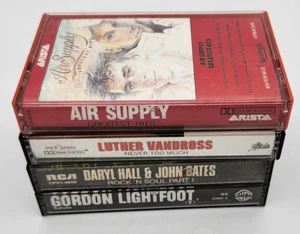 Love Songs Cassette Bundle Lot 80s Soft Rock Hall & Oates Vandross Air Supply - Picture 1 of 10