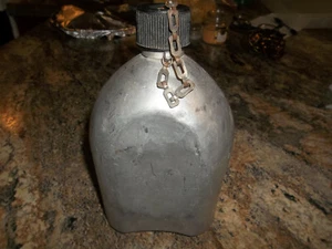 Vintage Metal Aluminum Canteen Memorabilia  - Japan - Picture 1 of 9