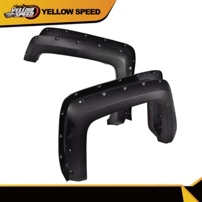 Guardabarros estilo remache de bolsillo 4 piezas apto para Silverado 1500 14-18 5,8' platón corto Foto 1 de 4