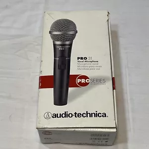 Audio Technica Pro 31 Cardioid dynamisches Handmikrofon mit Kabeln, neu im Karton - Bild 1 von 14