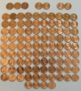 Lincoln Cent Penny Set 1975-2024 PD Collection 111 Coins Choice BU Mem & Shield! - Picture 1 of 6