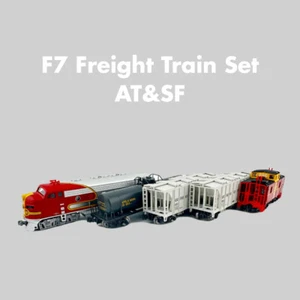 Kato 106-6271S N Scale EMD F7 AT&SF Freight Train Set DCC With Sound - Picture 1 of 4