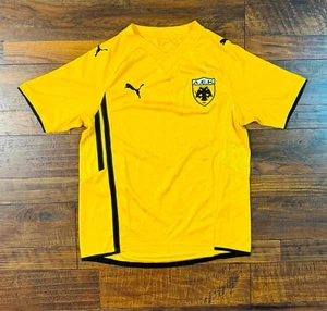 AEK ATHENS GREECE 2009/2010 HOME FOOTBALL SHIRT JERSEY PUMA SIZE M ADULT - Picture 1 of 7