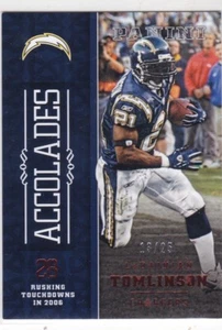 LADAINIAN TOMLINSON 2016 PANINI ACCOLADES RED PARALLEL #13/25 #20 LADEGERÄTE - Bild 1 von 1