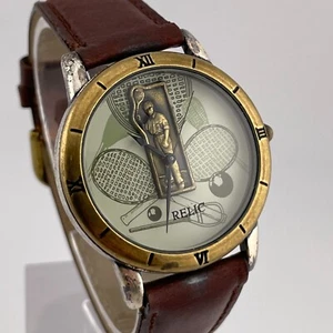 Relic Tennis Watch ZR-41002 Rare Vintage Classic American Sports 36mm Case - Picture 1 of 13