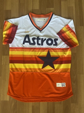 Houston Astros Jose Altuve Tri-Color Retro Classic Baseball Small Size Jersey Cover