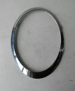 Genuine MINI O/S Drivers Chrome Headlight Trim Ring for R56 R55 R57 R58 7149906 - Picture 1 of 2