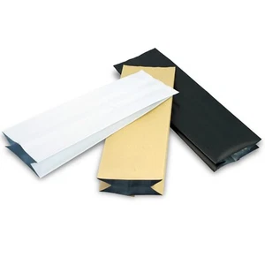 Borsa laterale Kraft carta nera opaca bianca opaca, borsa varie dimensioni - Foto 1 di 22
