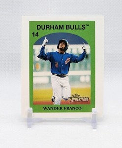 2021 Topps Heritage Minor League WANDER FRANCO 1972 Venezuelan Stamp