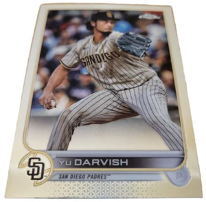 2022 Topps Chrome #191 Yu Darvish San Diego Padres MLB Baseball Card (P - Picture 1 of 2