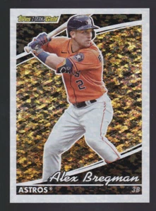 2022 Topps Update Series #BG-10 ALEX BREGMAN Black Gold Insert Houston Astros - Picture 1 of 2
