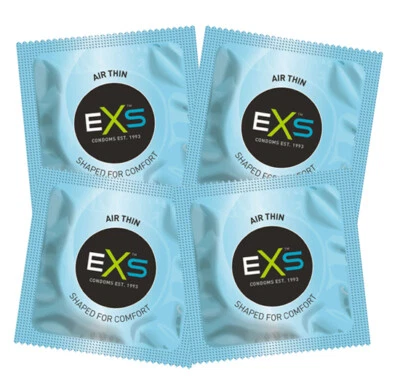 EXS AIR THIN Ultra dünne hauchzarte KONDOME - Wandstärke nur 0,045 mm !!! - Bild 1 von 2